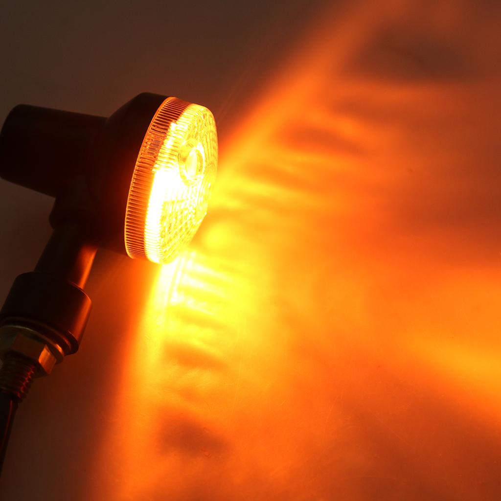 Motorcycle Turn Signal Lights Blinker Indicator Light for Cruiser Bobber Chopper