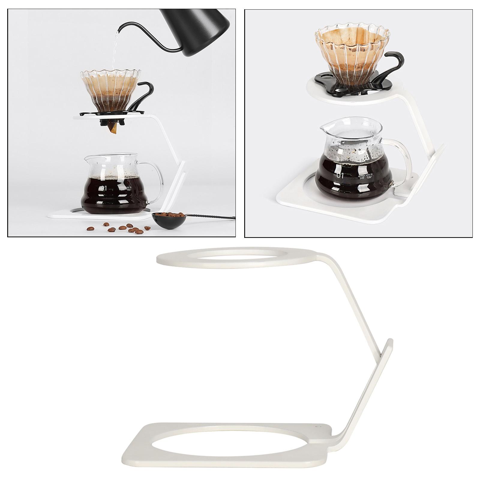 Iron Pour Over Tea Coffee Dripper Holder Stand Kitchen