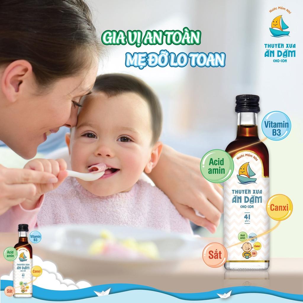 Nước Mắm Nhĩ Thuyền Xưa Ăn Dặm Cho Con 41 Độ Đạm 250ml