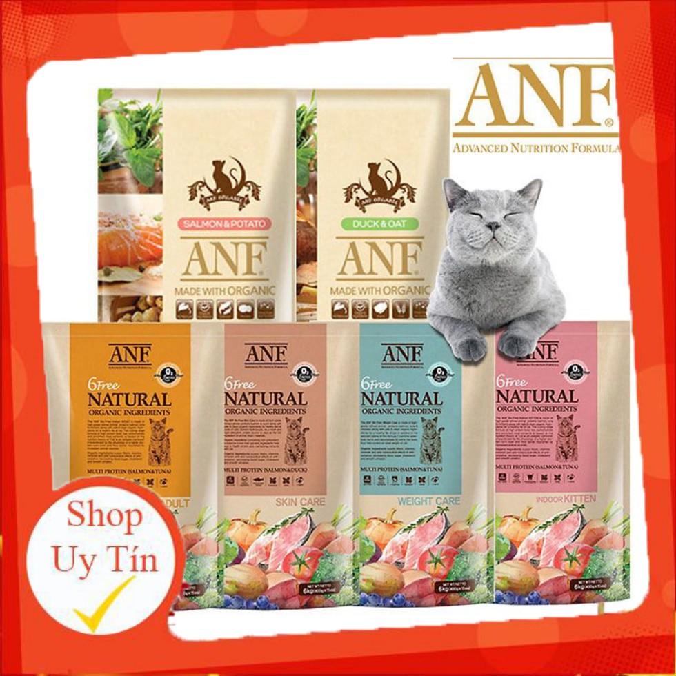 THỨC ĂN HẠT HỮU CƠ CAO CẤP ANF - 6 FREE NATURAL CHO MÈO