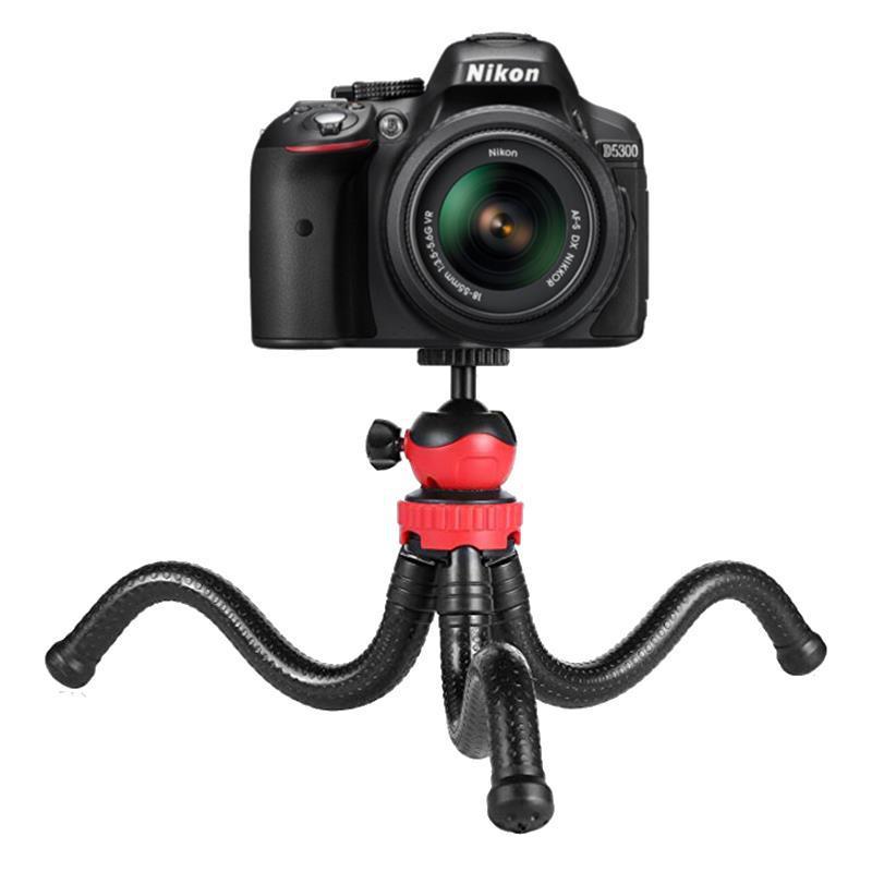 Phong cách mới nhất chân máy bạch tuộc di động vlog SLR camera gimbal điện thoại di động micro-máy ảnh đơn đa năng selfie stick tripod