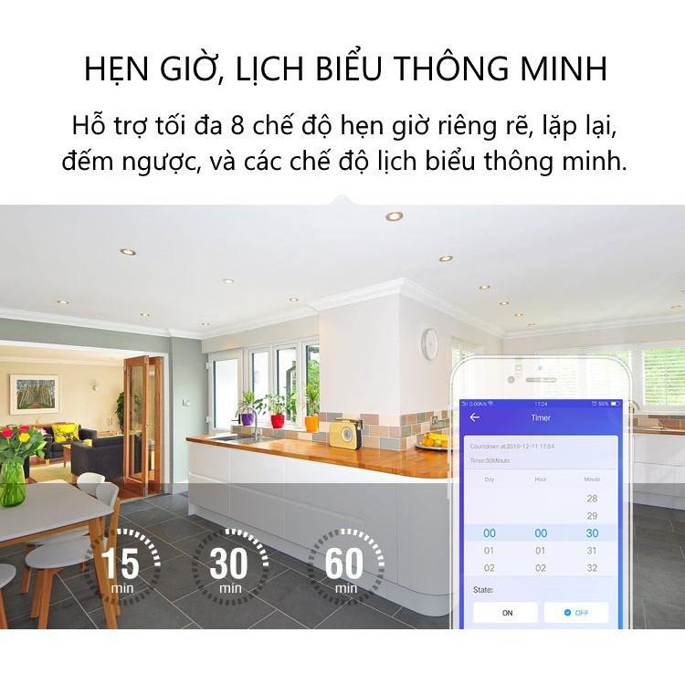 Công Tắc Sonoff Basic R2 Điều Khiển Từ Xa Qua Wifi