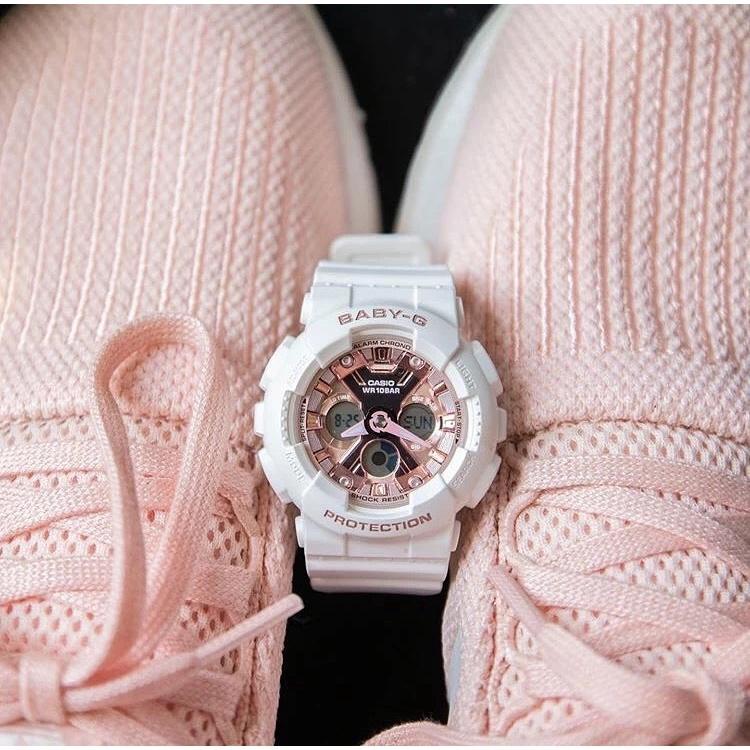 Đồng Hồ Nữ Dây Nhựa Casio Baby-G BA-130-7A1DR Chính Hãng - BA-130-7A1