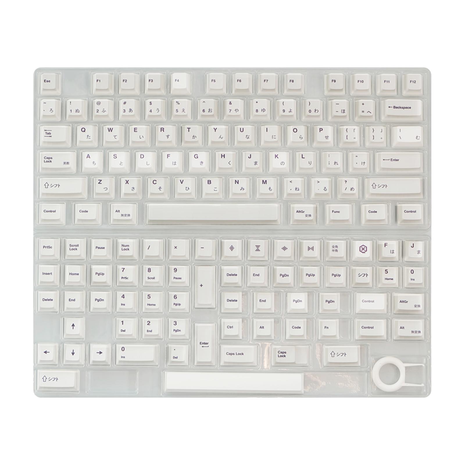 137-Key Keycaps Kit for Cherry Profile for MX Gaming Mechanical Keyboard