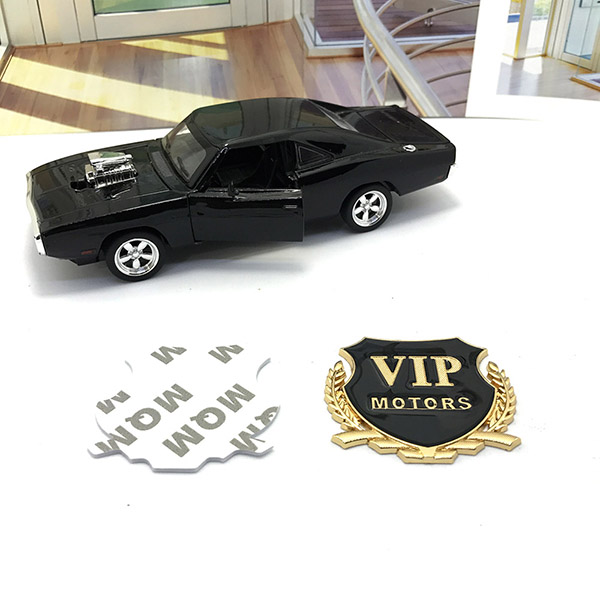 Combo 02 Decal logo VIP  dán xe hơi/ ô tô