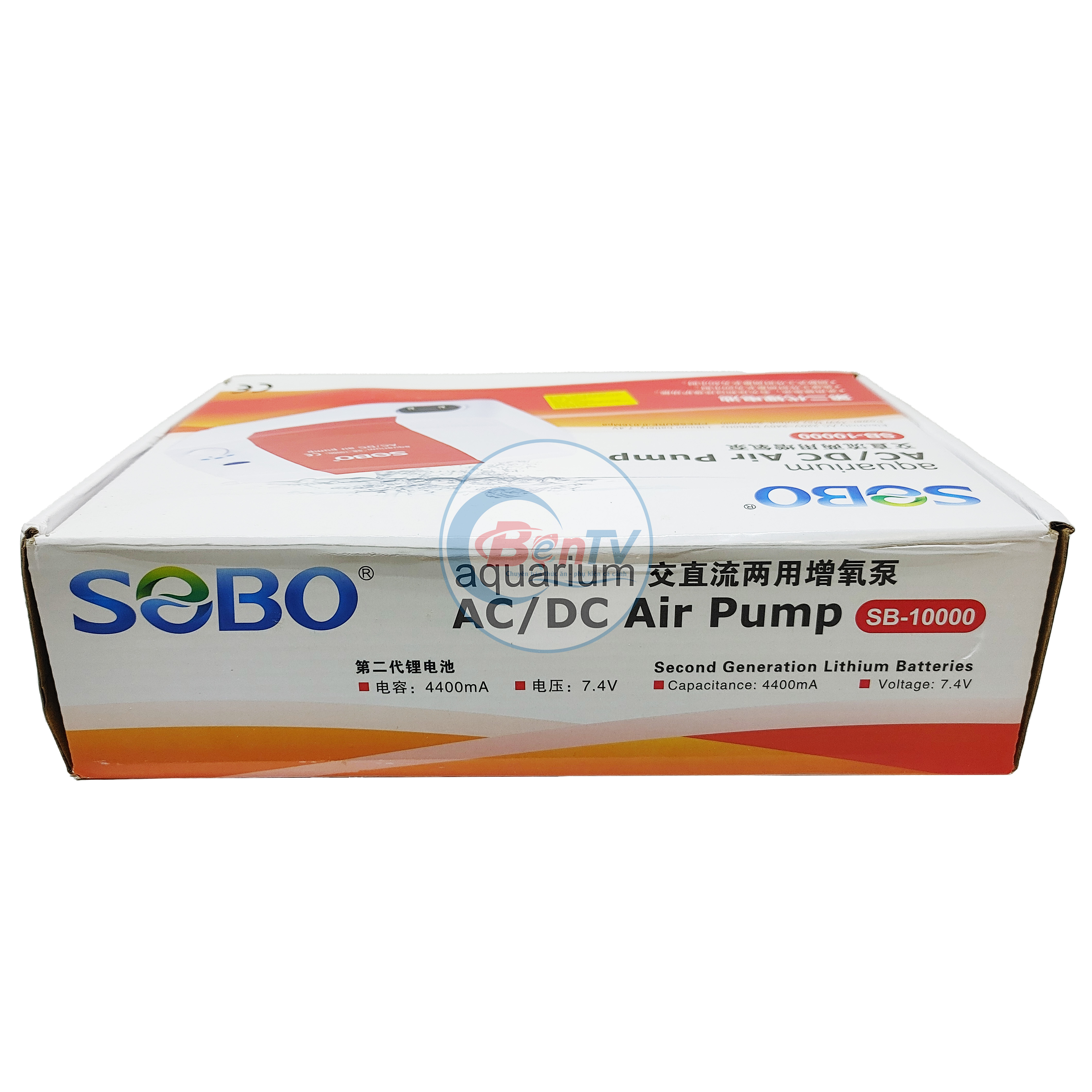 Máy sủi khí oxy tích điện SOBO SB-10000 thế hệ mới