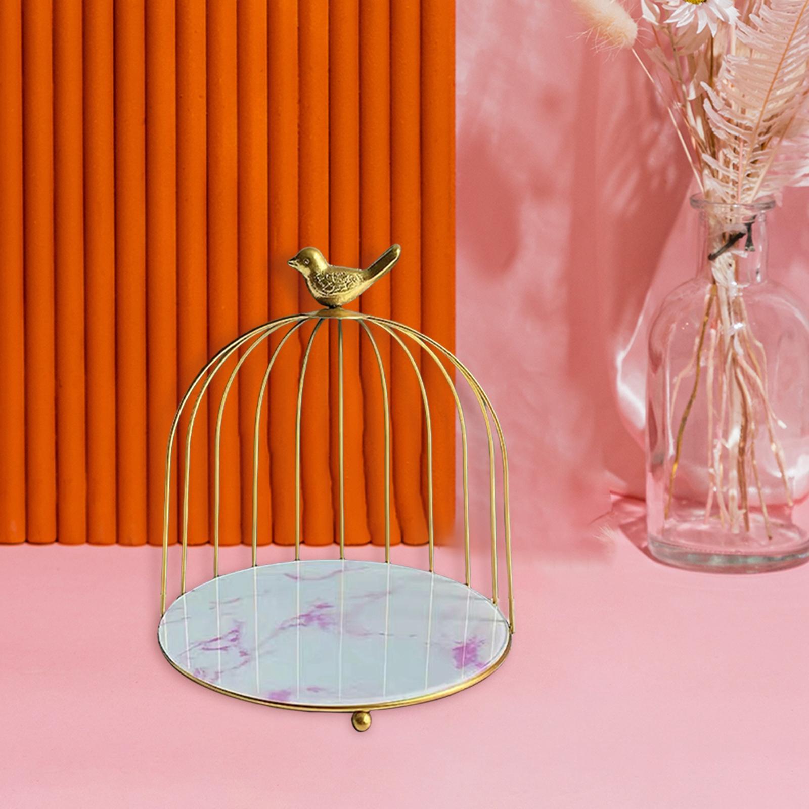 Nordic Style  Rack Cosmetic Organizer Iron Perfume Storage Box for Souvenir Finishing  Rack Bedroom Dresser Women Girls