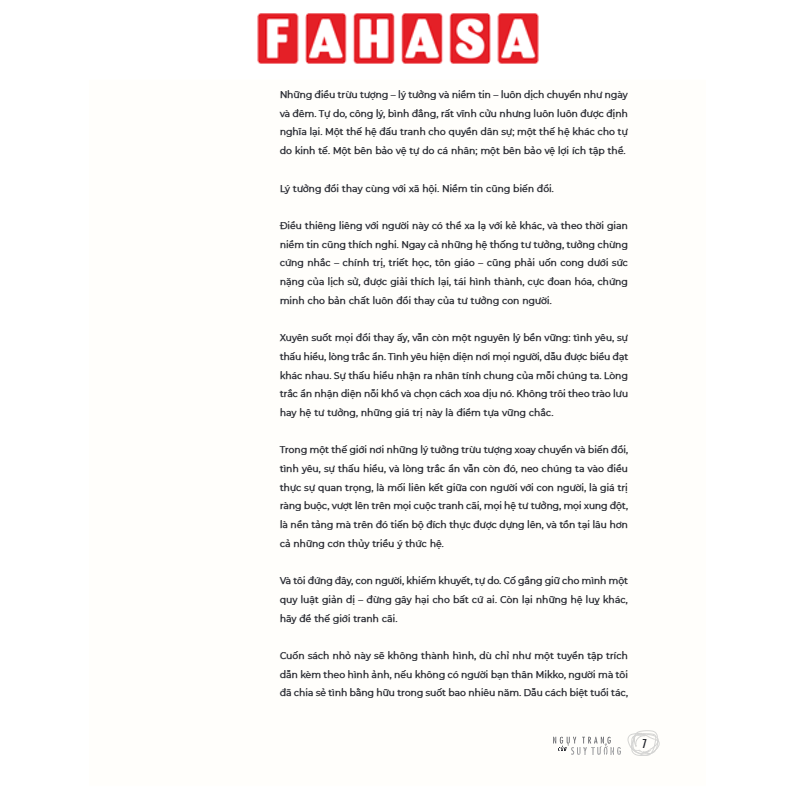 Sách - Ngụy Trang Của Suy Tưởng - Masks Of Thought - Bìa Cứng