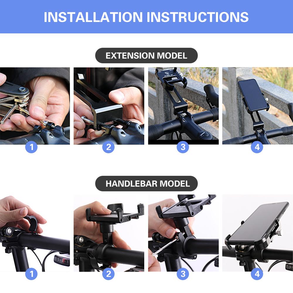 Giá đỡ điện thoại trên xe đạ