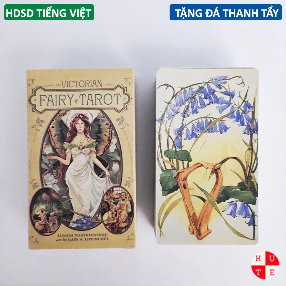 Bài Tarot Victorian Fairy 78 Lá Bài Tặng Hướng Dẫn Tiếng Việt Và Đá Thanh Tẩy