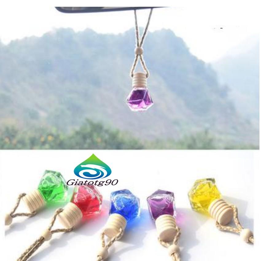 ️️ Tinh dầu treo xe oto hương chanh T6I09 tặng khăn lau đa năng M 275