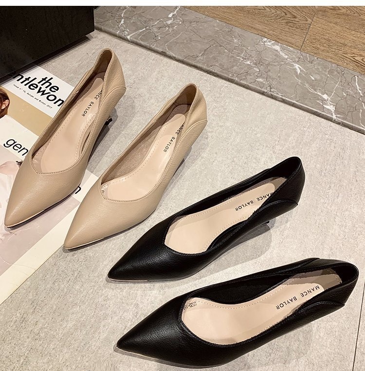 Giày nữ cao gót nhọn thời trang công sở đế 7 phân tôn dáng siêu đẹp, chất lượng Y17