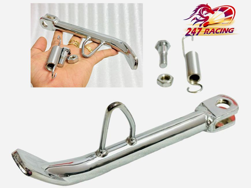 Chân Chống inox XIKEN kèm lò xo và ốc gắn xe máy Sirius Wave Dream Exciter Winner Airblade....