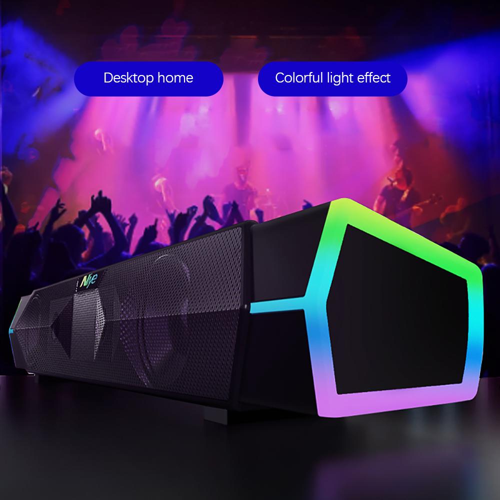 Loa Bluetooth Joyroom Light Âm thanh nổi 3D Công suất tuyệt vời Loa bass hỗ trợ rạp hát tại nhà Loa cắm trại không dây TF Màu sắc: Bộ loa Bluetooth Loại: Loa