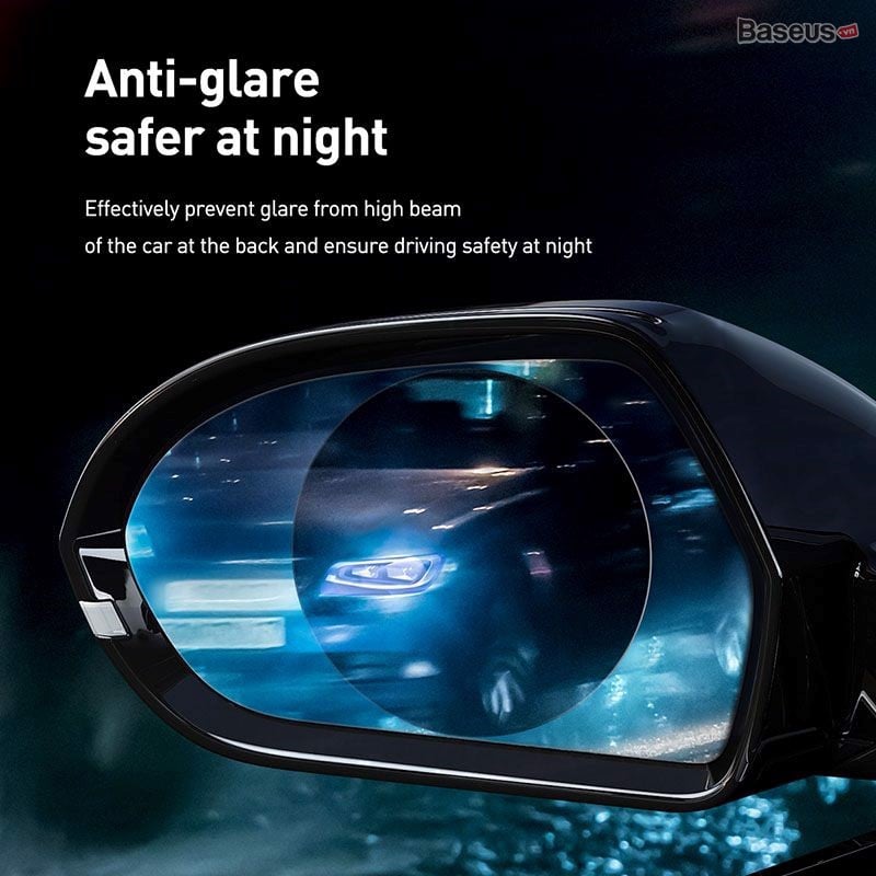 Film dán Nano chống nước mưa Baseus Rainproof Film 0.15mm dùng cho kính hậu xe ô tô SGFY-C- Hàng chính hãng