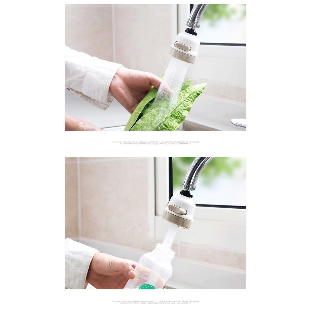 Đầu vòi tăng áp 3 mức độ cho bồn rửa chén