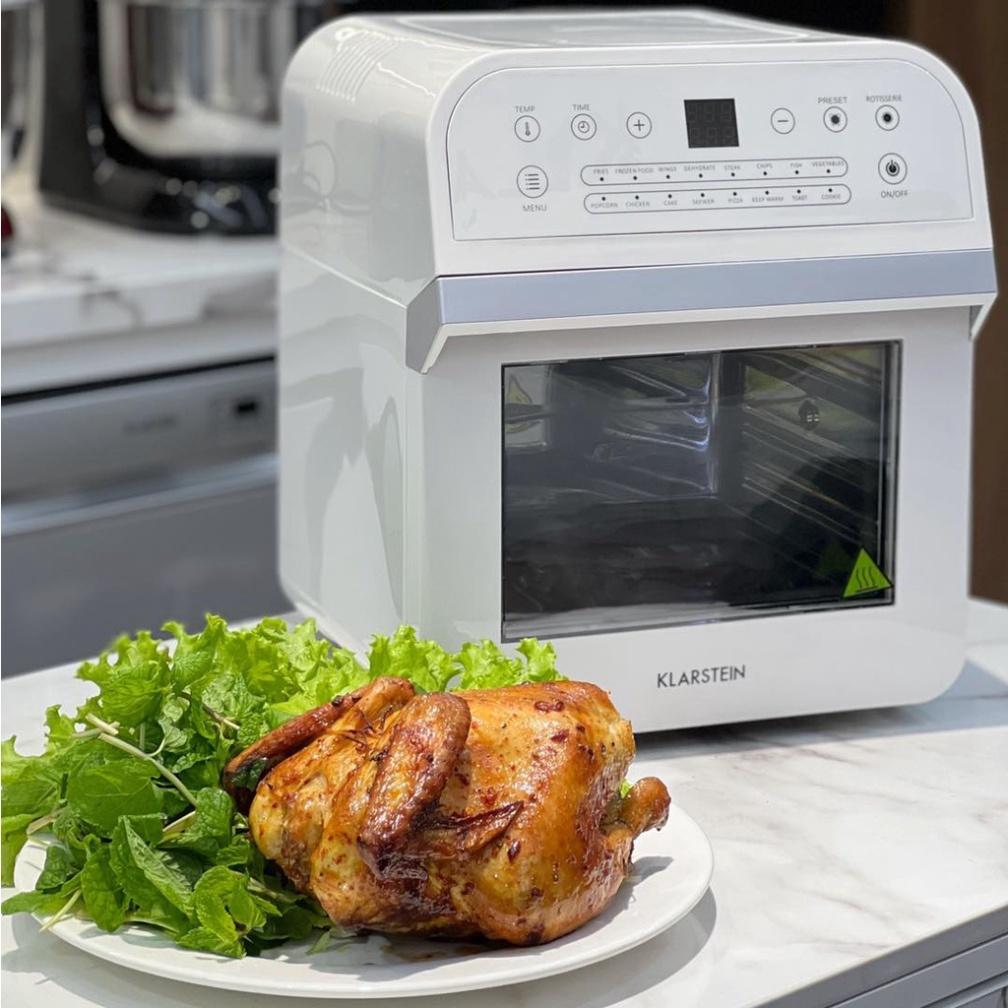 Nồi Chiên Không Dầu, Bếp Chiên Không Khí, 12L Klarstein Aero Vital Cube, 12L, Công Suất 1600W, Nhập Đức, BH 12 Tháng