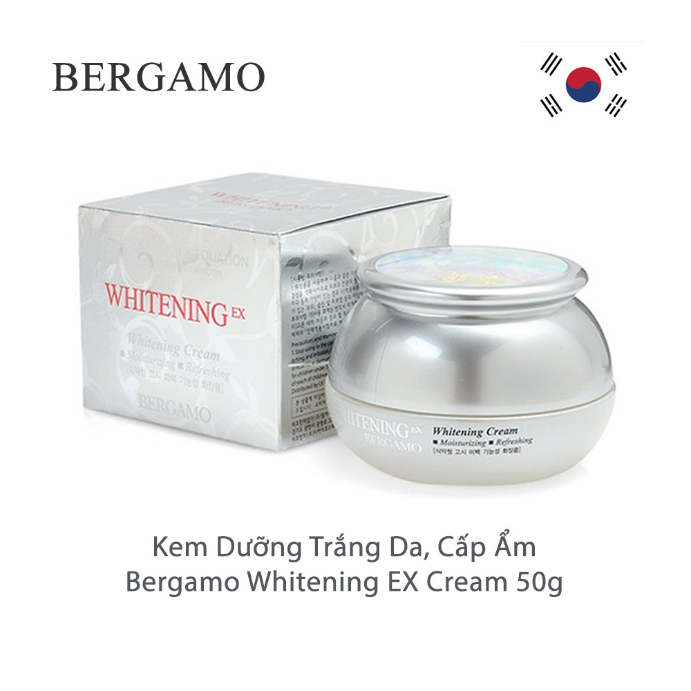 Kem Dưỡng Trắng Da Chuyên Sâu Bergamo Whitening EX Cream KDTDCS (50g)