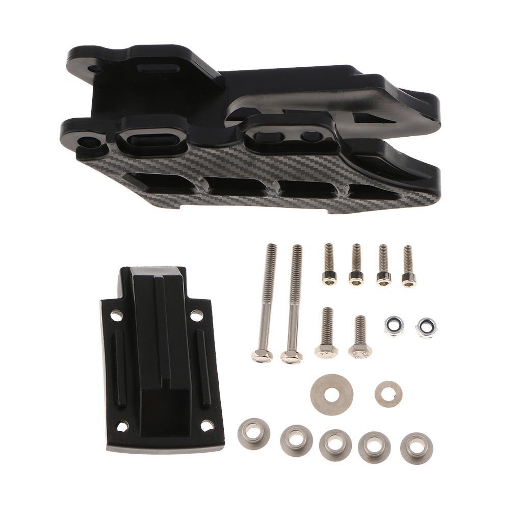 2x Motorbike Rear Chain Guard Sprocket Engine Cover with Mounting Kit for