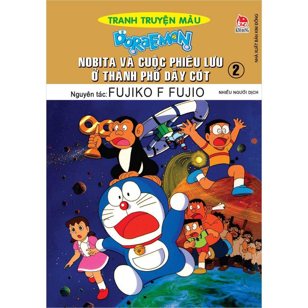 Truyện - Doraemon Tranh Truyện Màu - Nobita Và Cuộc Phiêu Lưu Ở Thành Phố Dây Cót - Chọn Lẻ 2 Tập - Kim Đồng