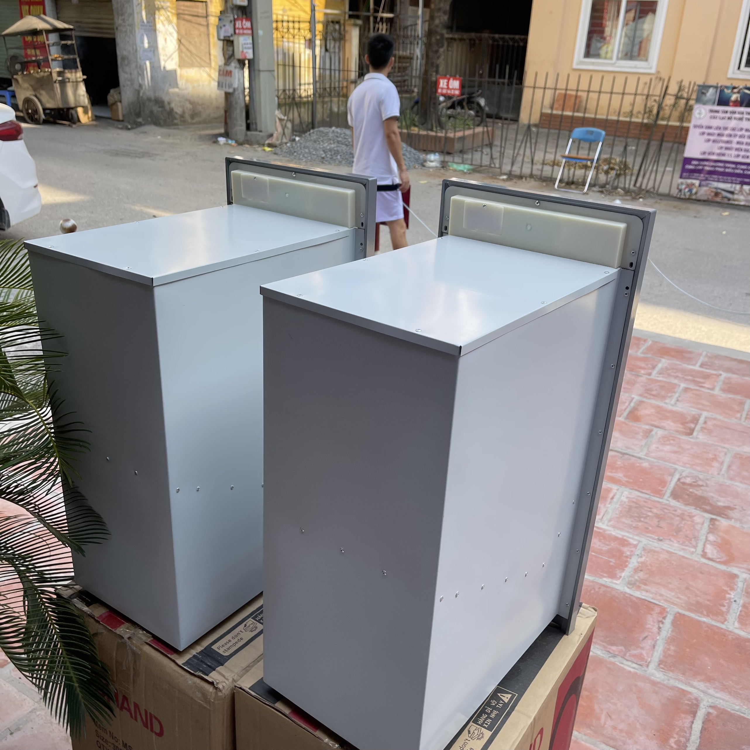 Thùng Gạo Thông Minh Mặt Gương, Thùng Gạo Tủ Bếp Hiển Thị Điện Tử - Hàng SHAND - Mặt Gương Chống Xước