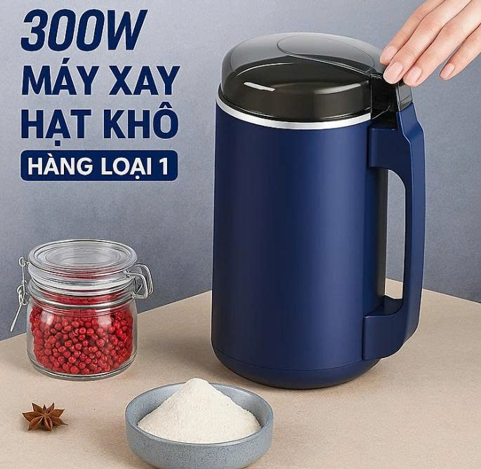 [KoSuyTu] Máy Xay Hạt Khô Đa Năng Mới Dung Tích Lớn - Công Suất 300W - 8 Lưỡi Xay Siêu Mịn - Xay Các Loại Hạt, Đồ Khô, Coffee, Ngũ Cốc Không Ồn