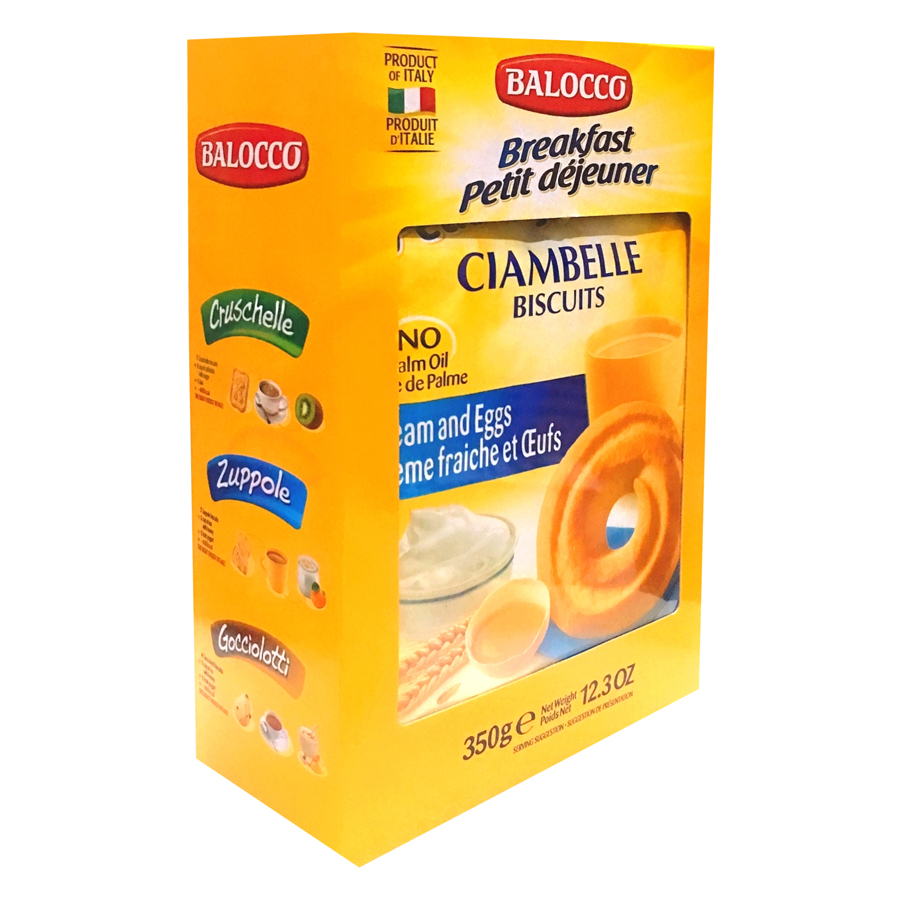 Bánh quy bơ Balocco Ciambelle 350g