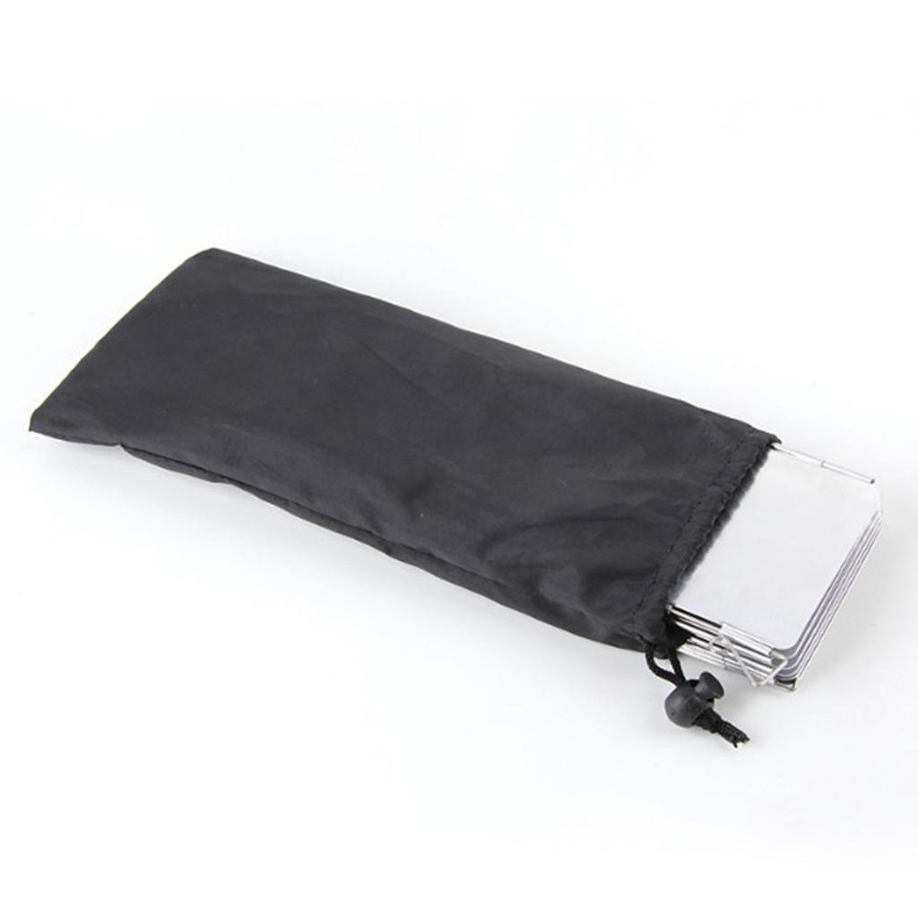 20x Folding Plates Outdoor Stove Wind Camping Kitchen Gas Screen Foldable