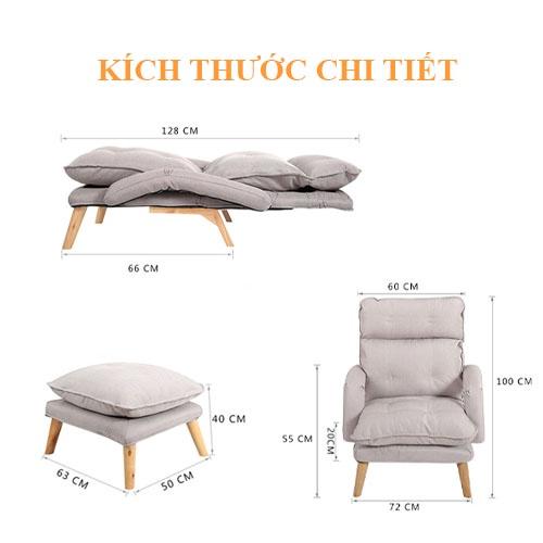 GHẾ BÀNH THƯ GIÃN- GHẾ SOFA THƯ GIÃN ĐỌC SÁCH BÁO TẶNG KÈM ĐÔN PHONG CÁCH TRẺ TRUNG HÀN QUỐC MỚI