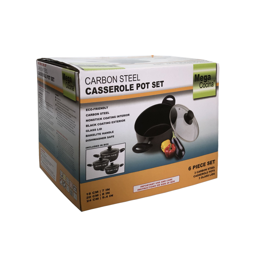 BỘ NỒI THÉP CARBON MEGA MCLW618