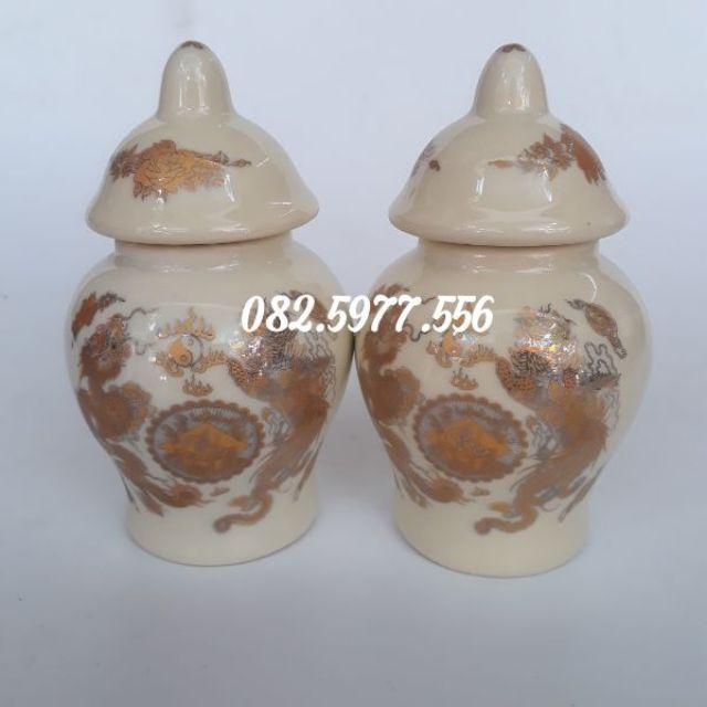Combo bộ thờ Thần Tài gốm sứ