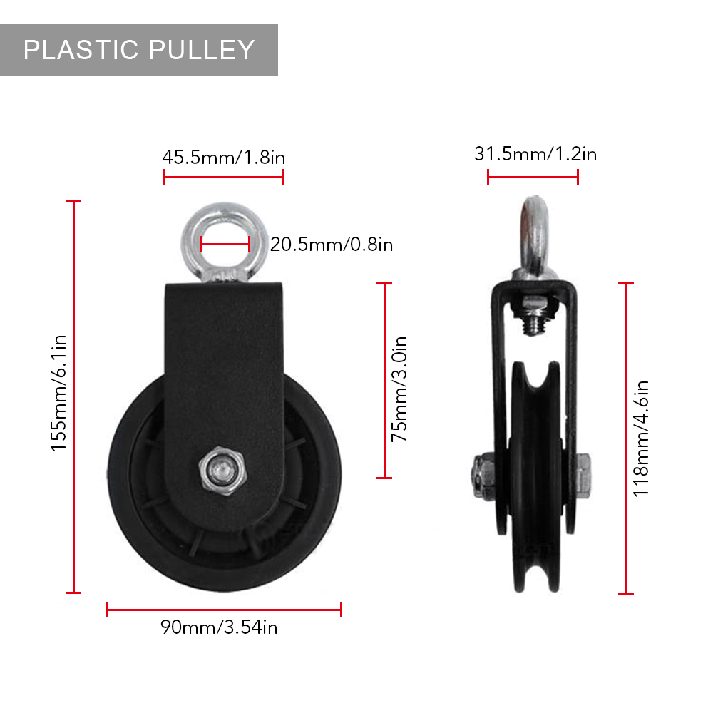 Hệ thống gắn máy cáp ròng rọc với chốt tải nâng cấp xoay 360 độ có thể tháo rời dành cho dân tập thể thao