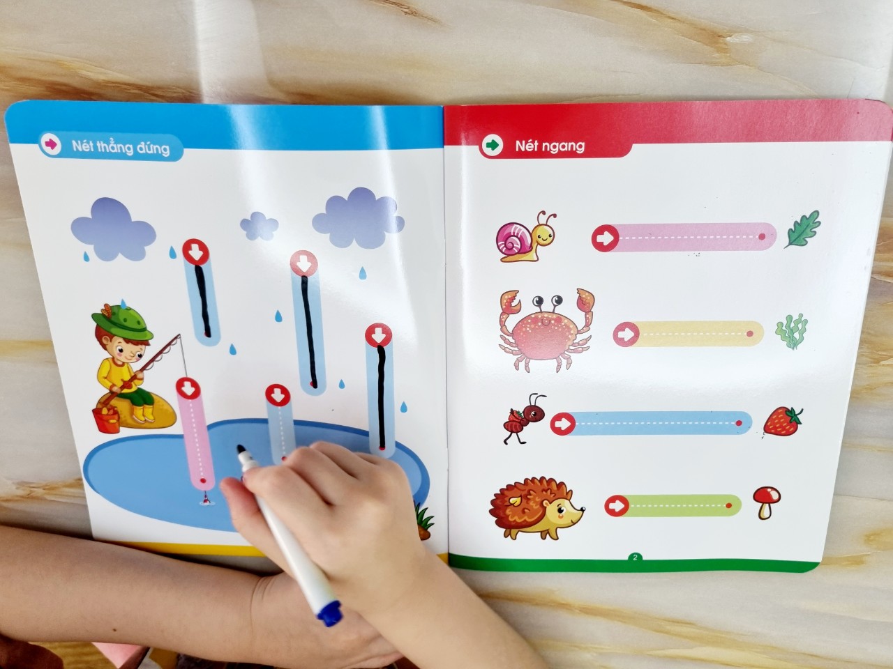 Combo phát triển tư duy cho trẻ 3 - 4 tuổi - Version 2 (Toán tư duy 3-4t, bảng gạt thông minh, 2 loại vở viết xóa, tặng 2 chì, 4 bút viết xóa)