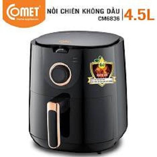 Nồi chiên không dầu comet CM6836 4.5 LÍT - HÀNG CHÍNH HÃNG