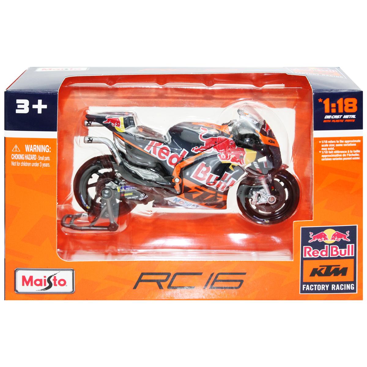 Đồ Chơi Mô Hình Xe Mô Tô GP Racing - Red Bull KTM Factory Racing 2023 Tỉ lệ 1:18 - Maisto 36393/MT36000