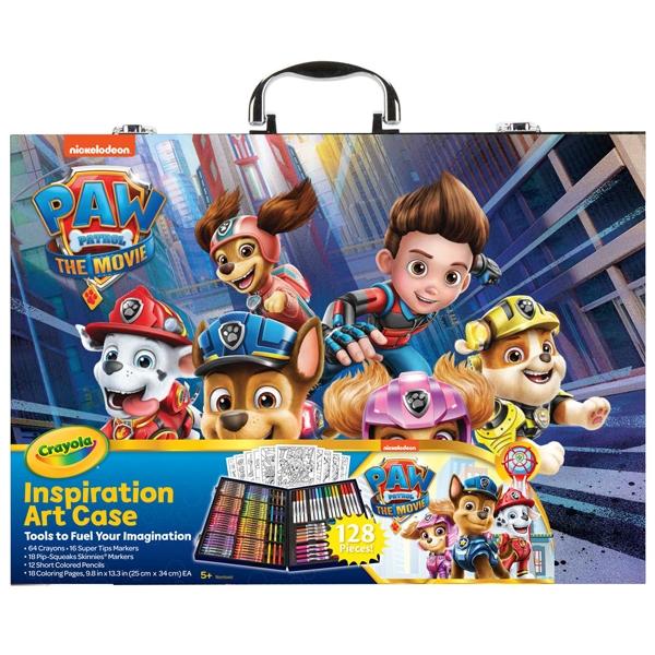 Vali Màu Nghệ Thuật Sáng Tạo Paw Patrol - Crayola Paw Patrol Inspiration Art Case (128 Chi Tiết)