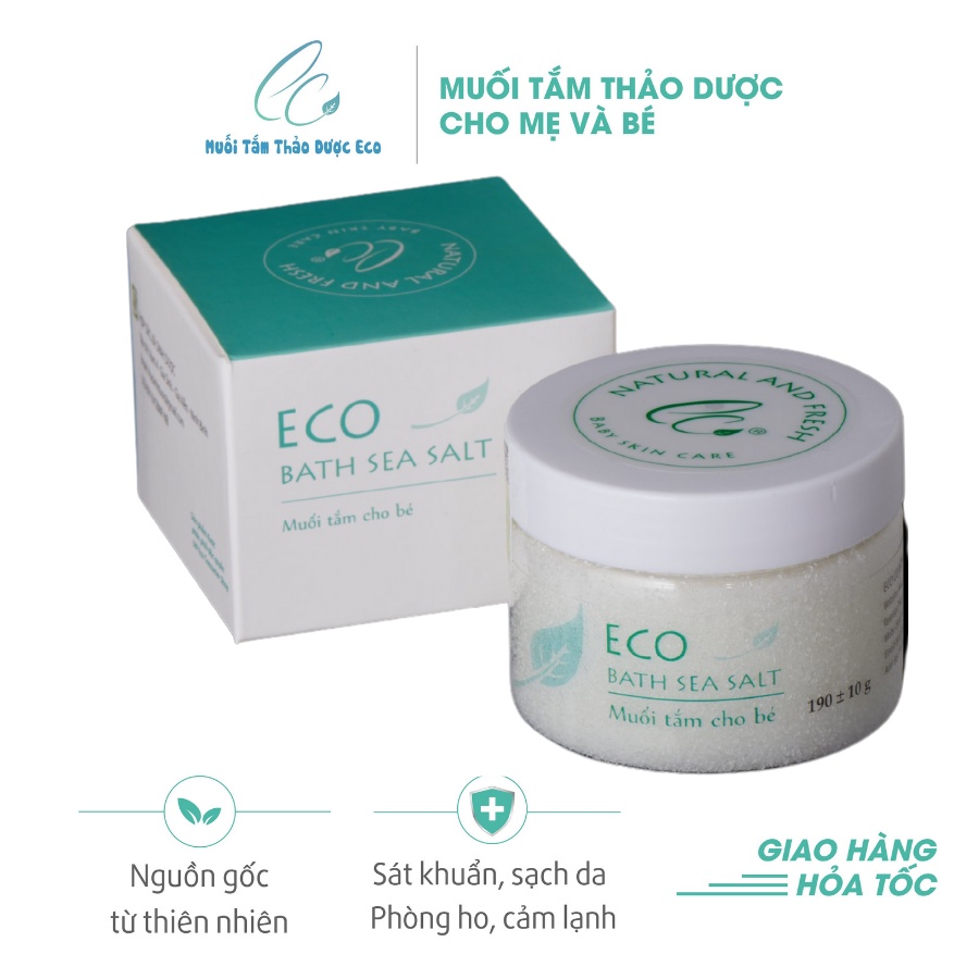 Muối tắm bé Eco Sinh Dược 200g