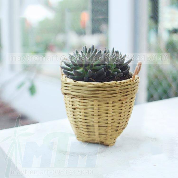 Giỏ tre l cần xé nhí (mini) - Phụ kiện trang trí, chụp hình