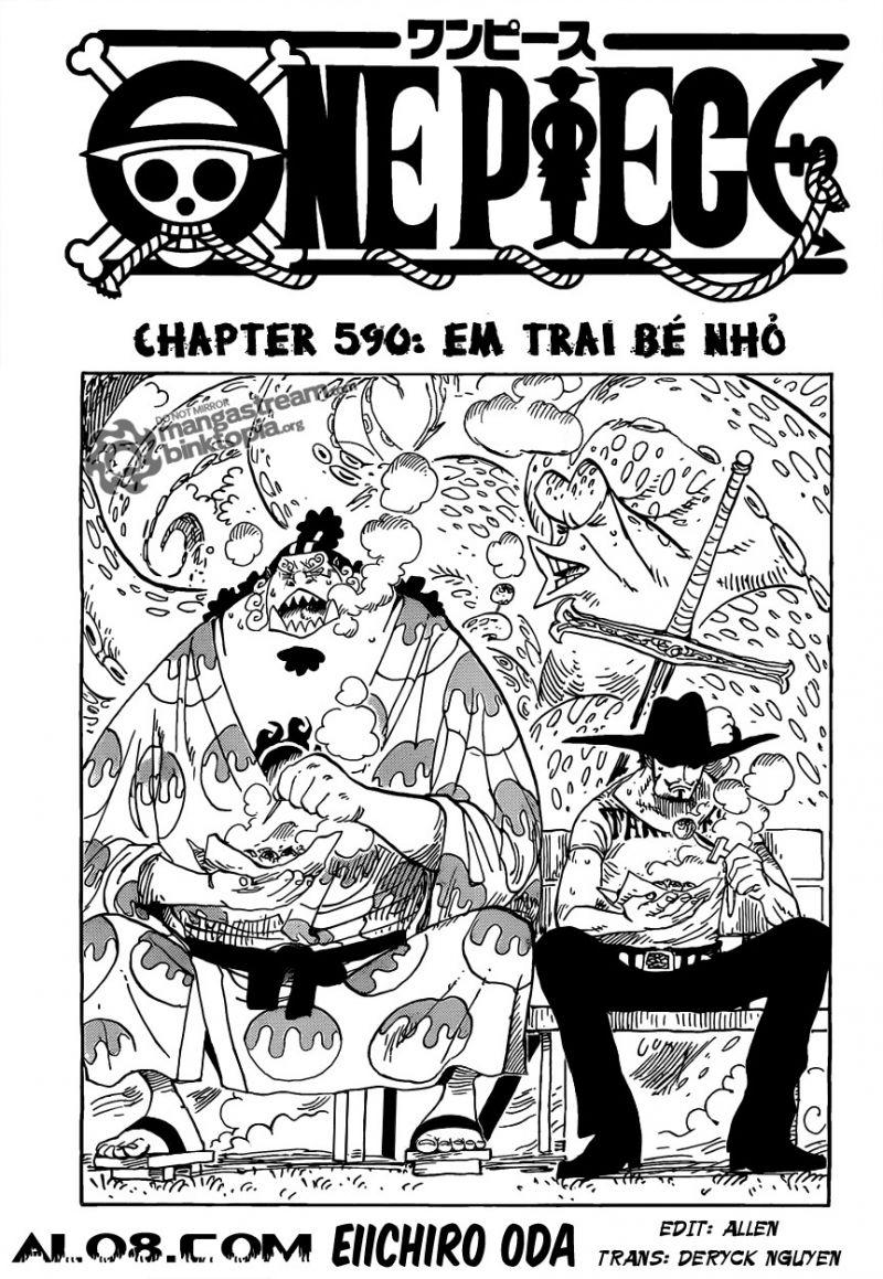 đảo hải tặc - one piece chapter 590 1
