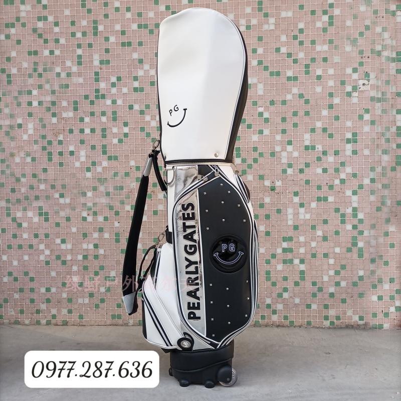 Túi gậy golf nữ PG có bánh xe da PU chống nước thời trang cao cấp TGN011