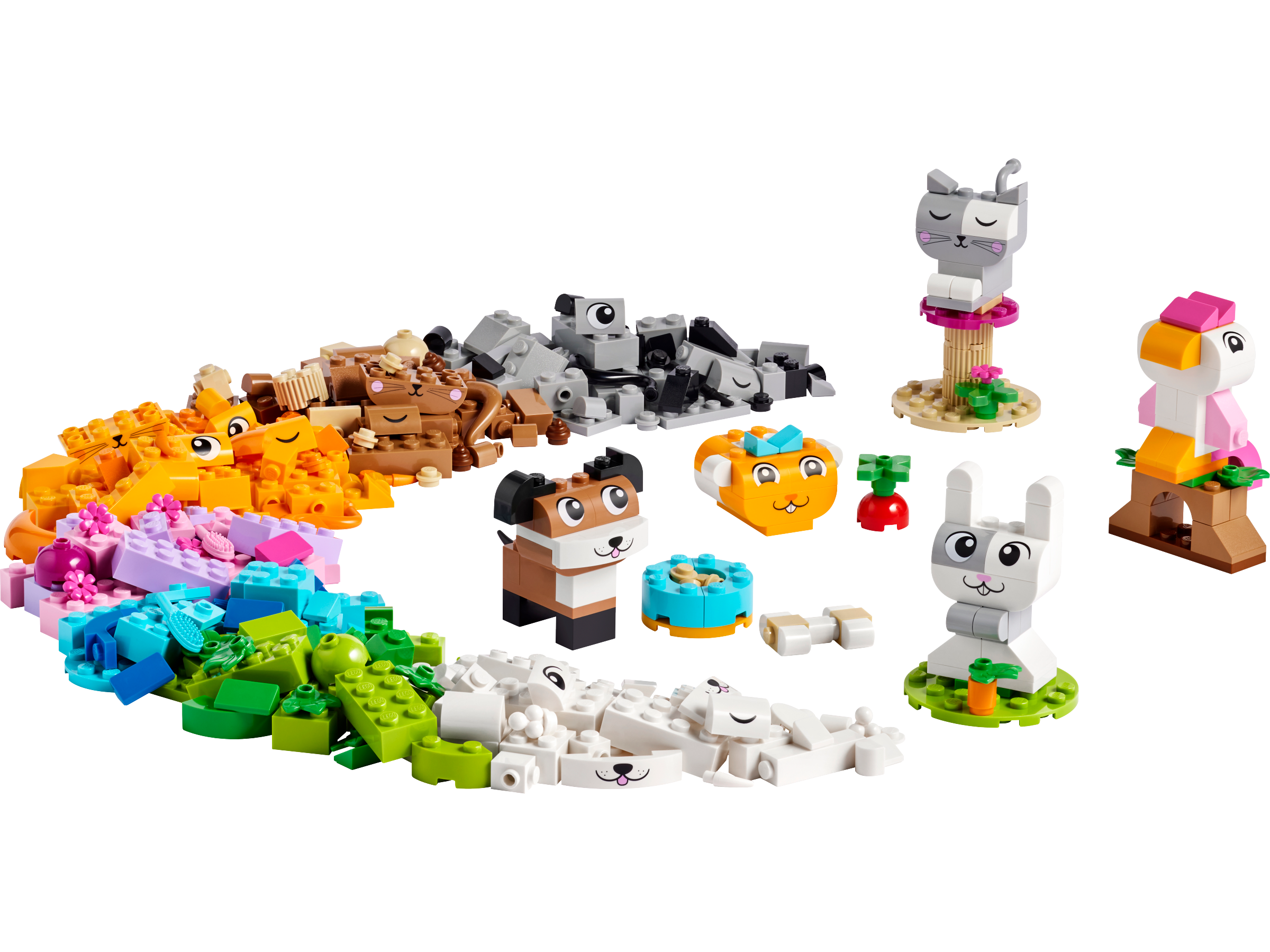 Đồ Chơi Lắp Ráp Bộ Gạch Sáng Tạo Chủ Đề Động Vật - Creative Pets - Lego Classic 11034 (450 Mảnh Ghép)