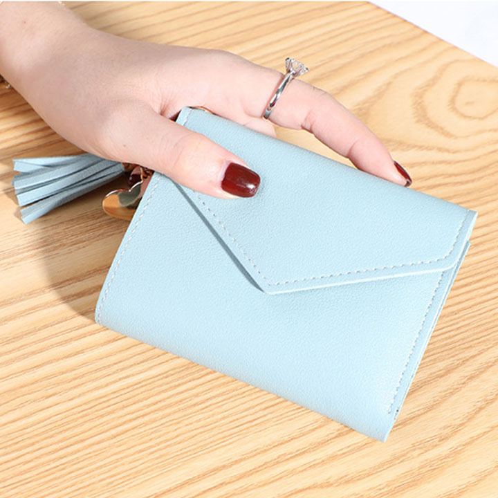 Ví cầm tay bảng vuông mini góc nhọn Bill cao cấp thời trang DE3