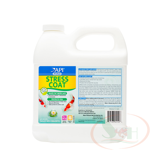 Dung dịch giảm stress API Pond Stress Coat xử lý nước khử clo độc bể cá tép thủy sinh