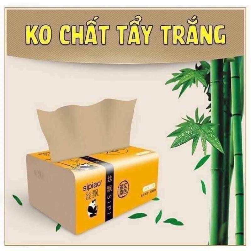 Thùng 30 gói giấy ăn gấu trúc hãng Sipiao 6021 VN 300 tờ/ gói hàng loại 1 siêu dai
