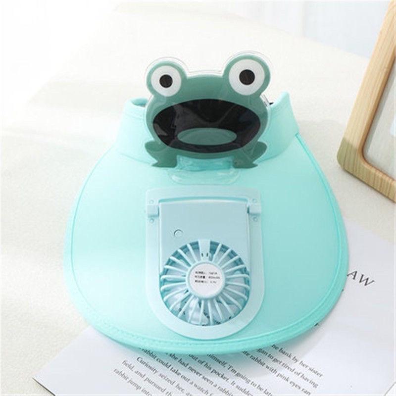 Mũ Chống Nắng Hở Chóp Tích Hợp Quạt Sạc usb Mẫu Mới 2022 mũ có quạt cho bé ,nón có quạt cho bé.