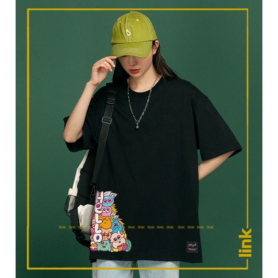 Áo tay lỡ ĐỘI QUÂN NHÍ NHÓ DOODLE dáng rộng unisex