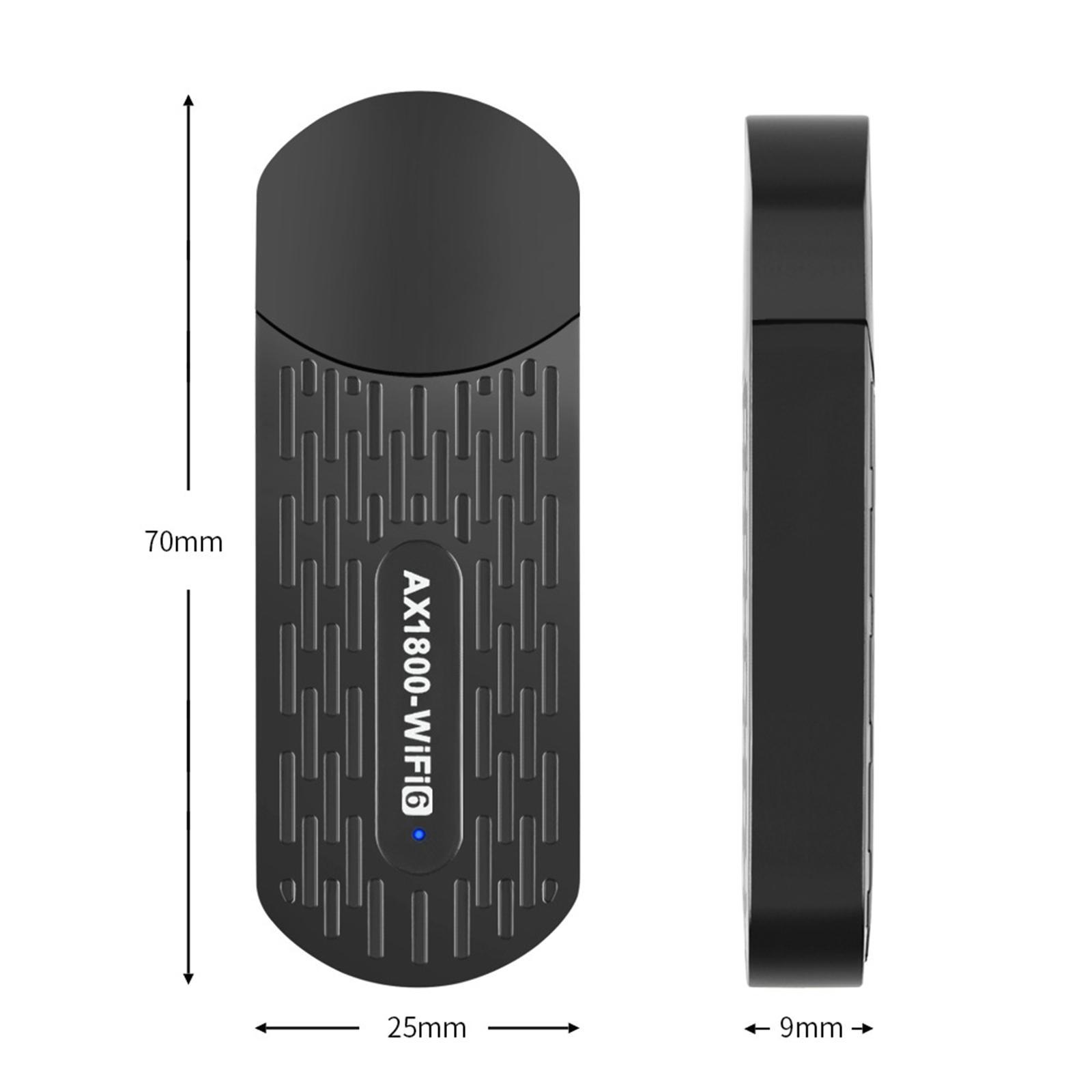 USB WiFi Adapter 5GHz 1201Mbps 574Mbps WiFi for Desktop Laptop