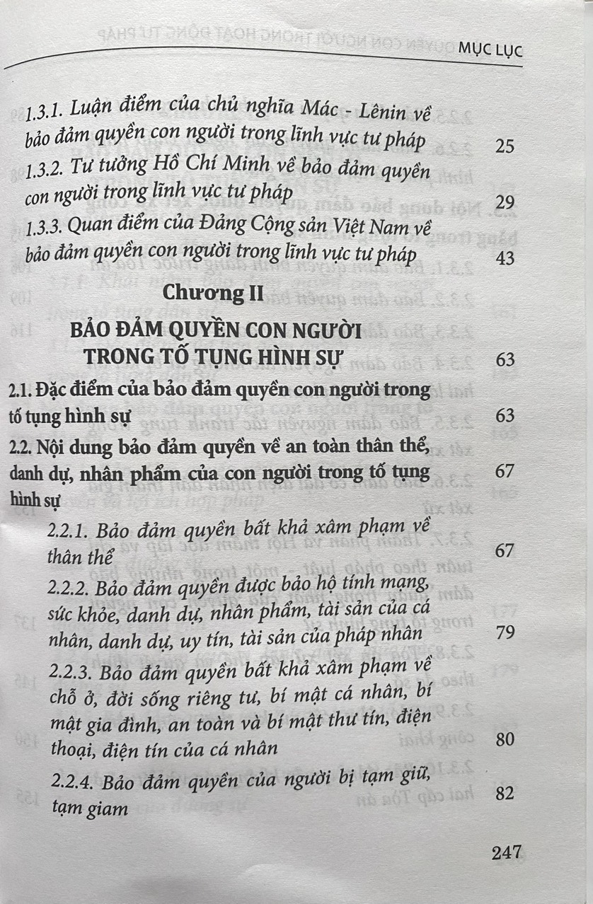 Bảo Đảm Quyền Con Người Trong Hoạt Động Tư Pháp