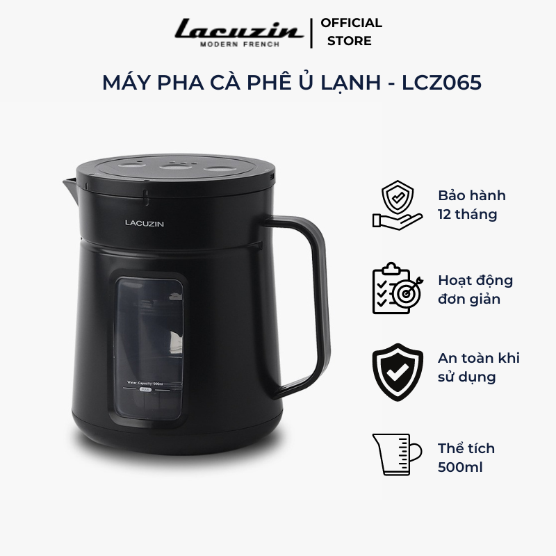 MÁY PHA CÀ PHÊ Ủ LẠNH - VACUUM COLDBREW MAKER - LCZ065 - HÀNG CHÍNH HÃNG LACUZIN HÀN QUỐC