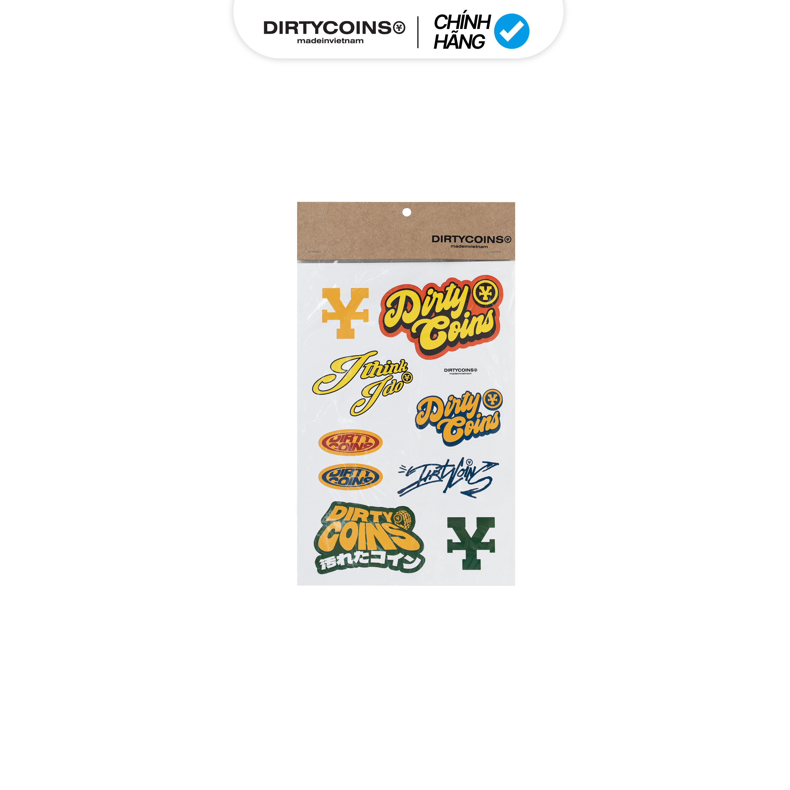 Hình Dán DirtyCoins Sticker Logo &amp; Logo